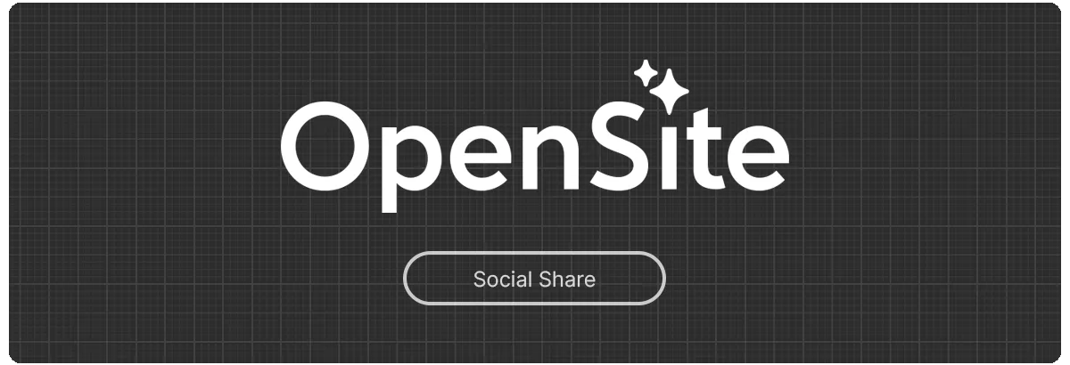 Opensite Social Sharing React Component